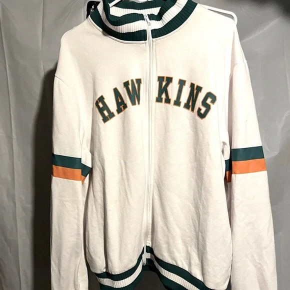 Netflix Stranger Things | Official Hawkins School Full Zip Sweater | XL | Rad!! - Picture 6 of 11
